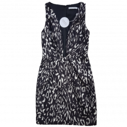 Finders Keepers Dark Leopard Dress, Size S